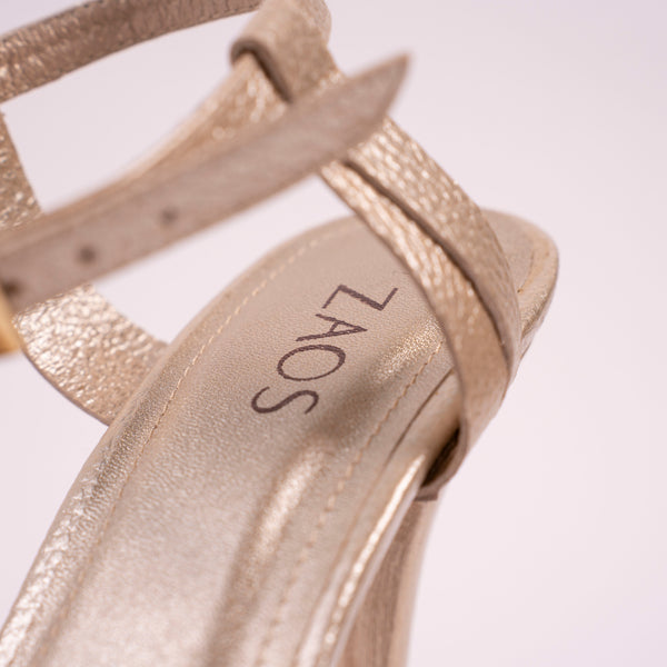 Tacones Encanto Oro * Bronce