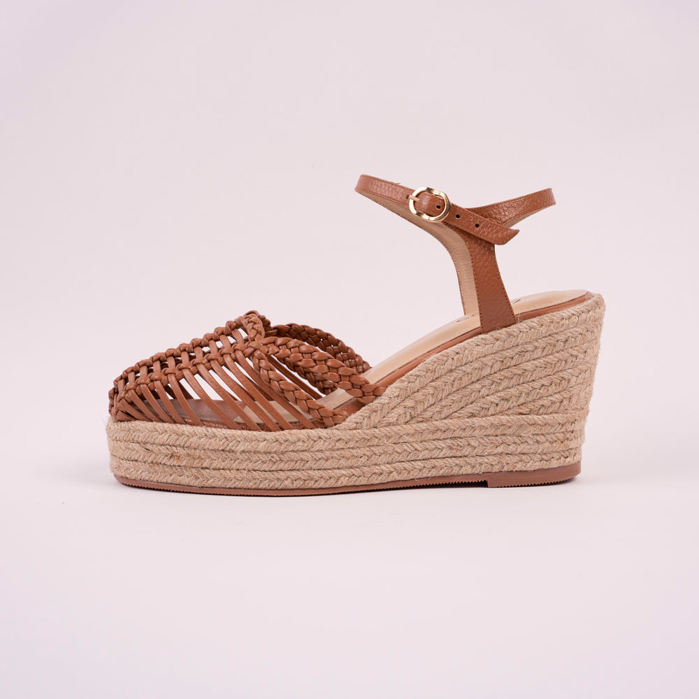 Plataforma Espadrilles Tejida Miel Miel, foto 1