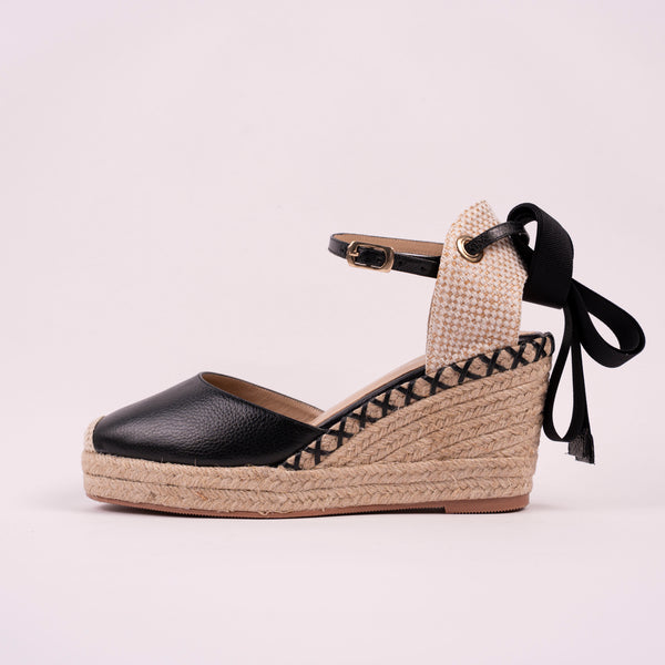 Plataforma Espadrilles Negros