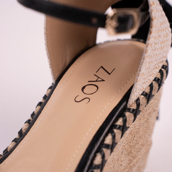 Plataforma Espadrilles Negros
