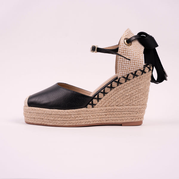 Plataforma Espadrilles Negros