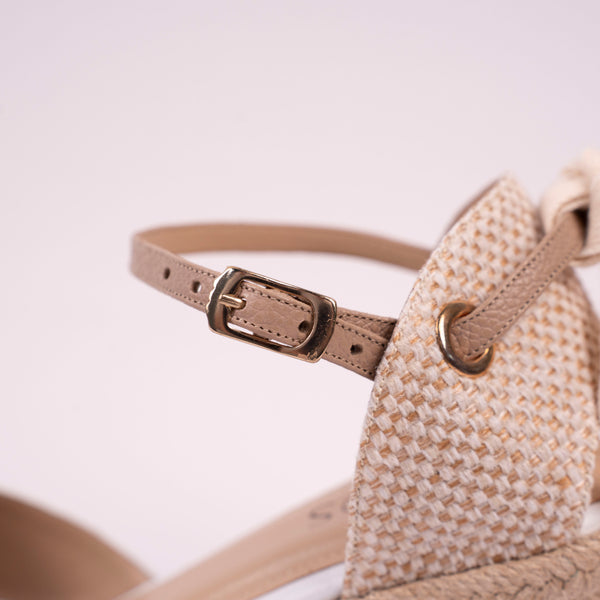 Plataforma Espadrilles Blanco