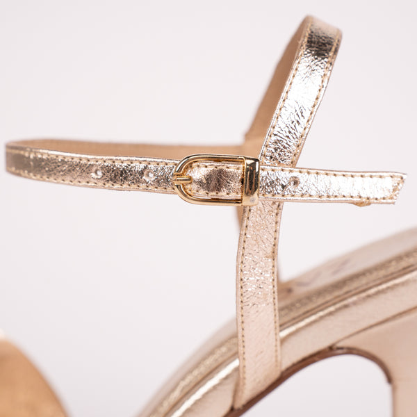 Tacones Dorados Plata