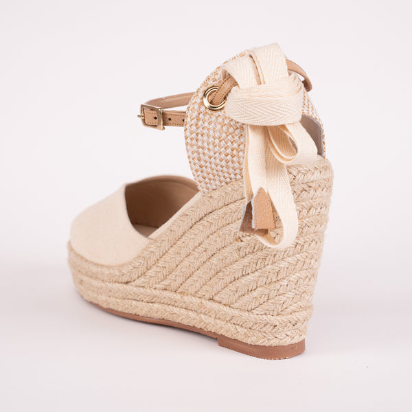 Plataforma Espadrilles Beige