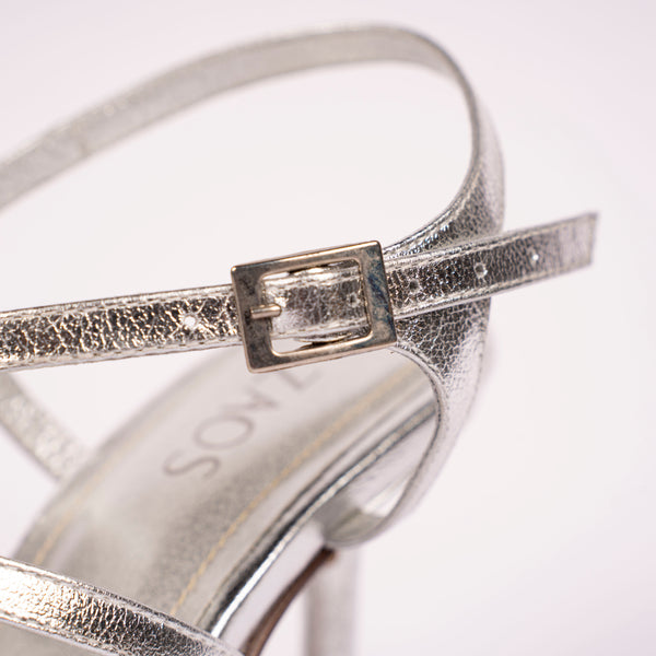 Tacones Kora Plateado
