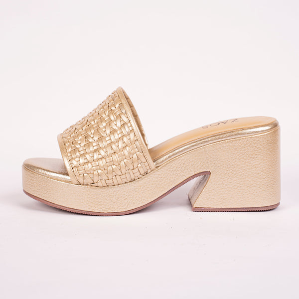 Tacones Chenoa Oro