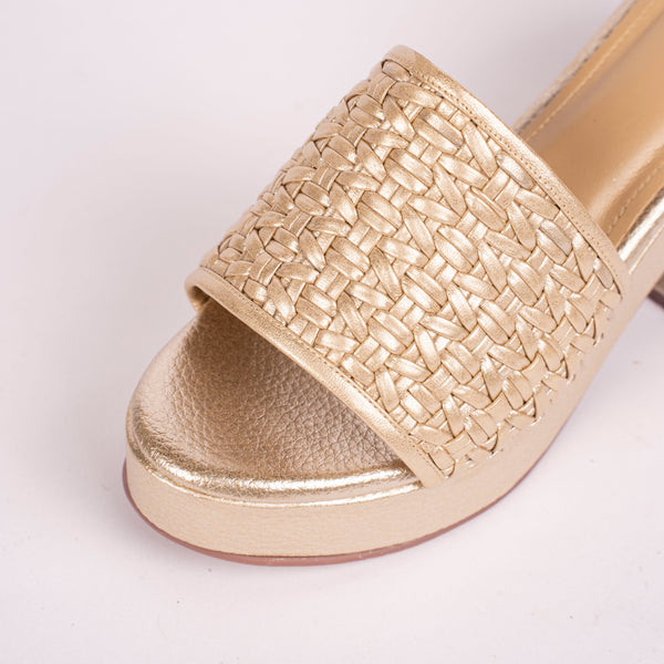 Tacones Chenoa Oro