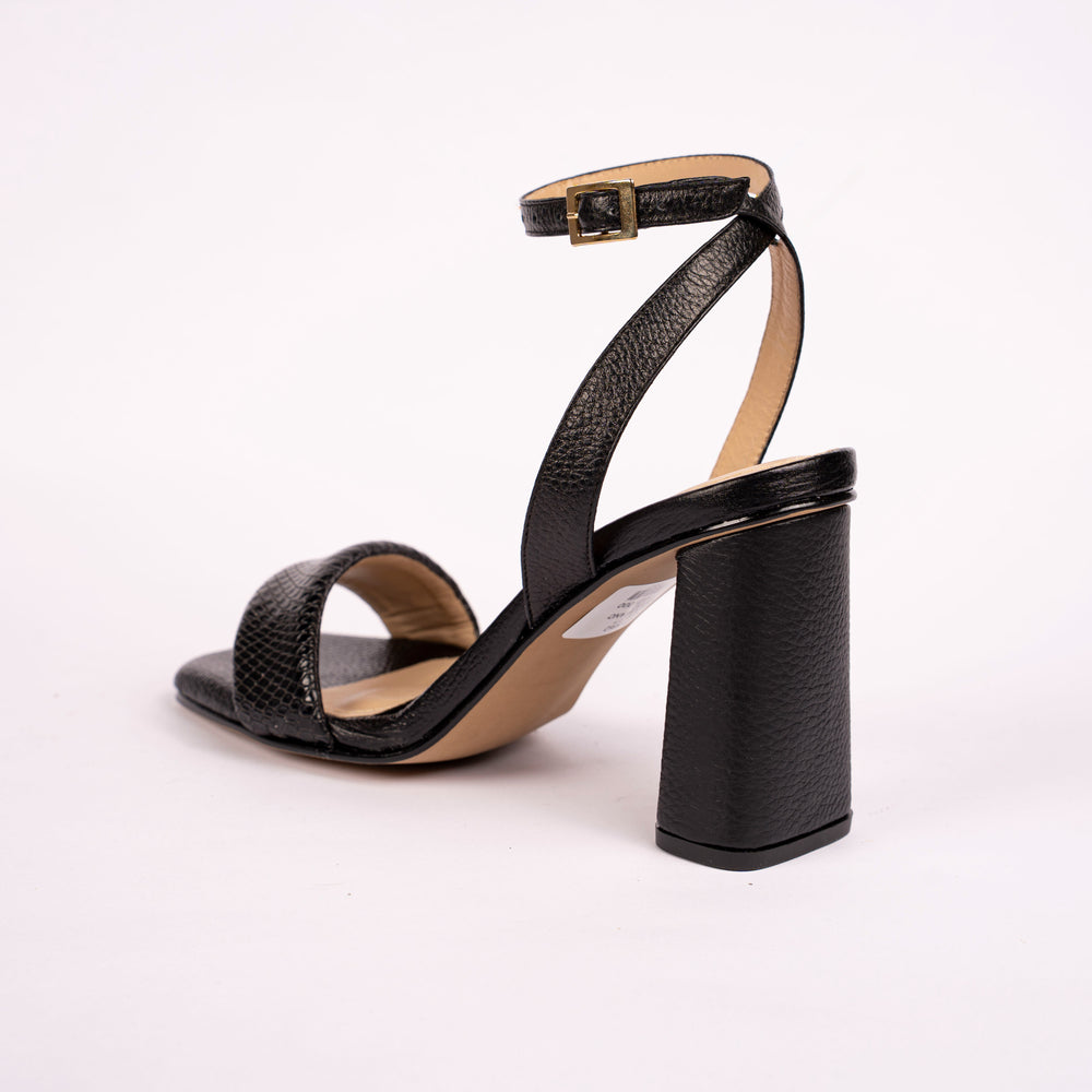 Tacones Cubano Negro Negro, foto 4