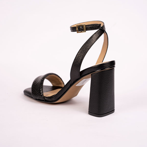 Tacones Cubano Negro