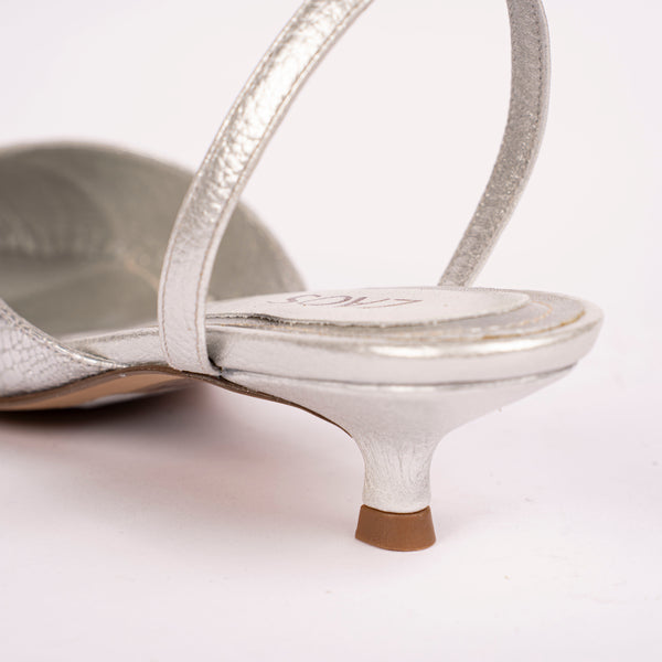 Tacones Stilettos Plateado