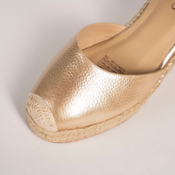 Plataforma Espadrilles Dorado