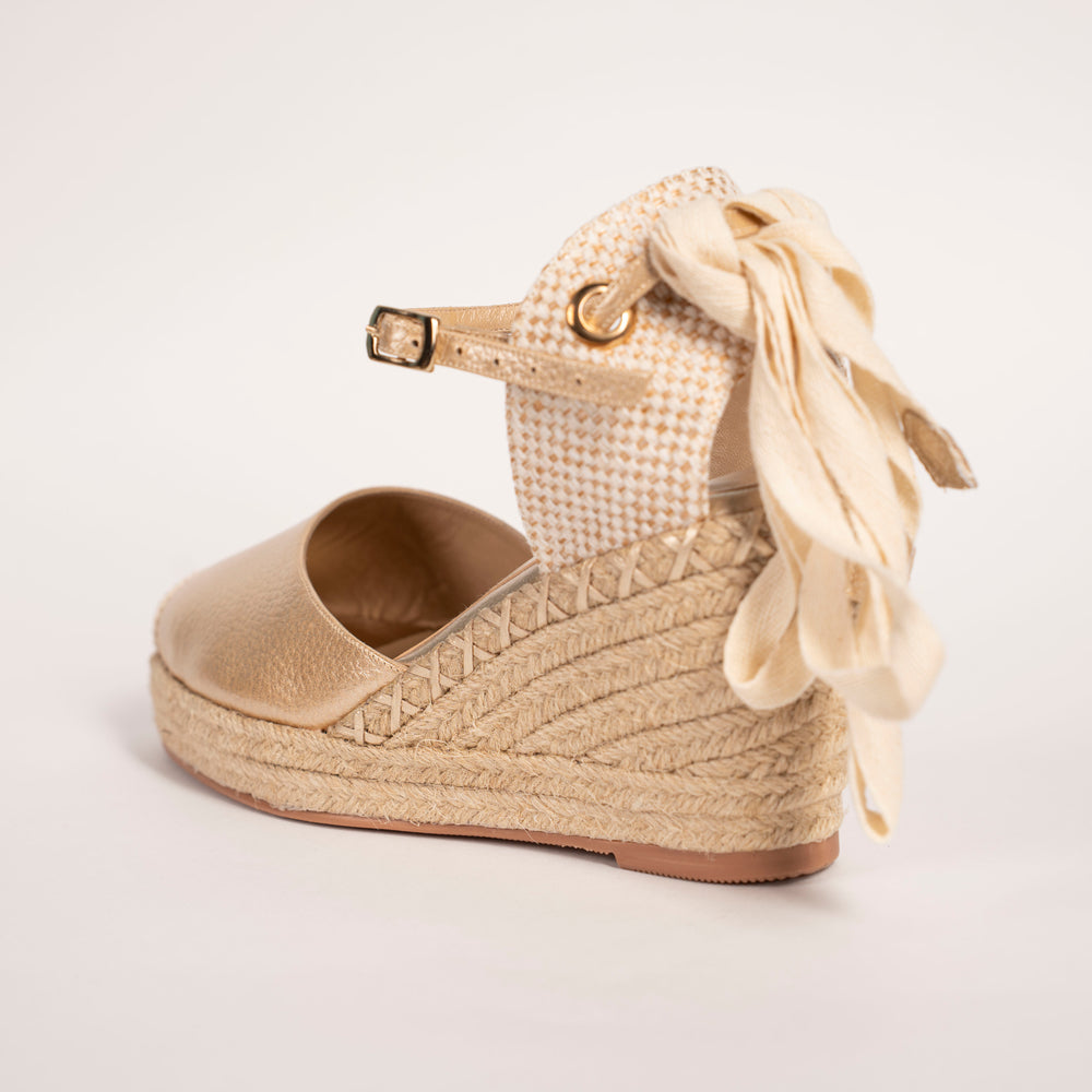 Plataforma Espadrilles Dorado Dorado, foto 3