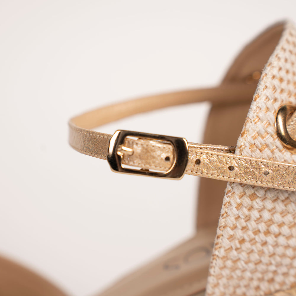 Plataforma Espadrilles Dorado Dorado, foto 4