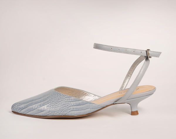 Tacones Stilettos Celestes