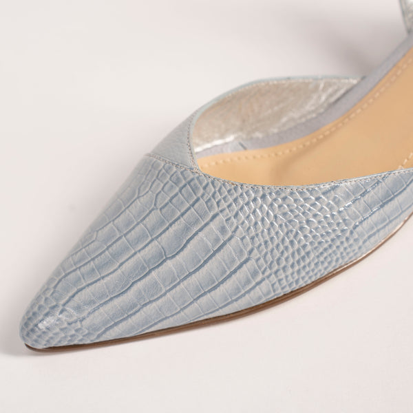 Tacones Stilettos Celestes