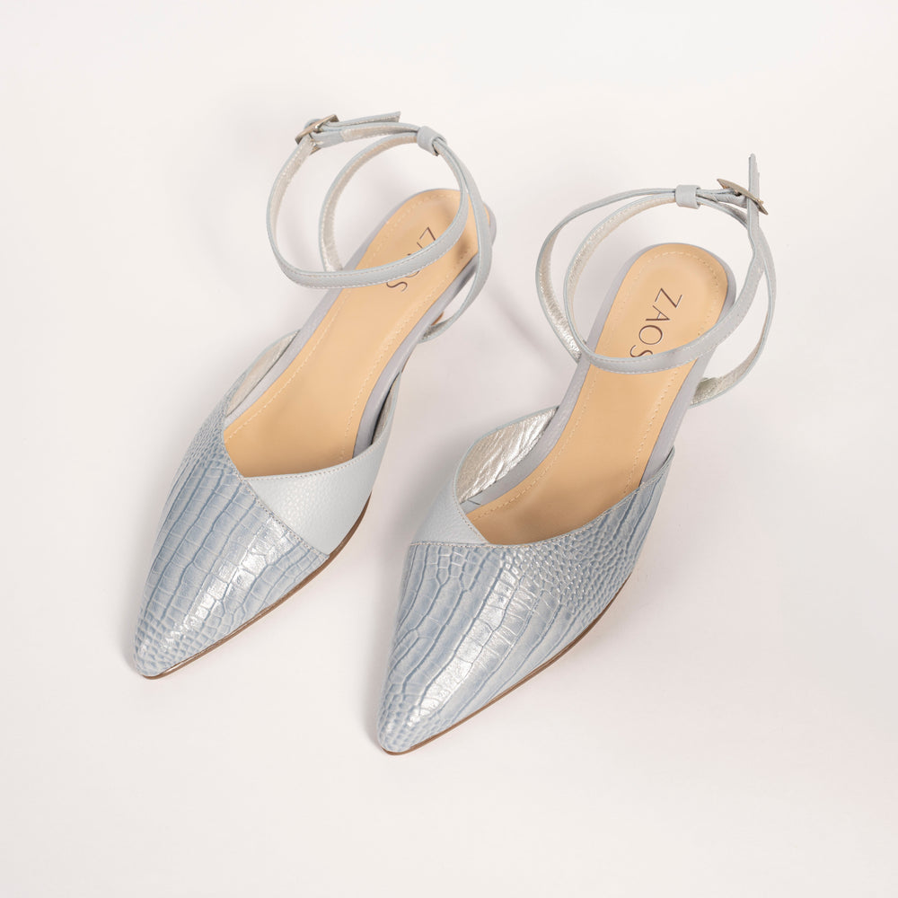 Tacones Stilettos Celestes Natural, foto 4