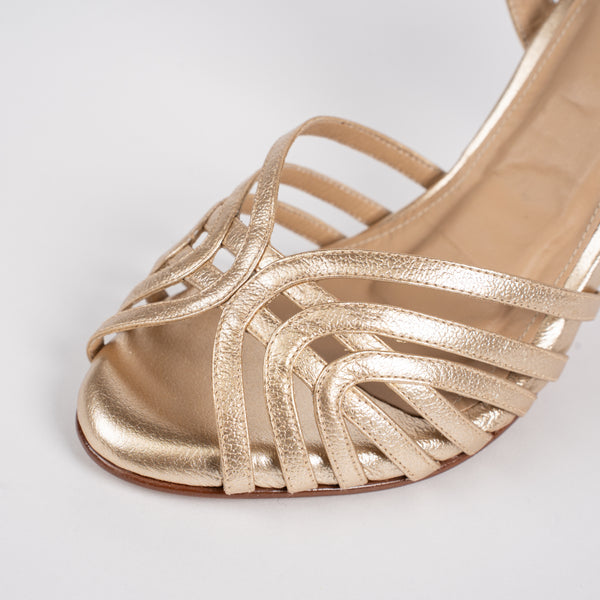 Tacones Aittana Dorado