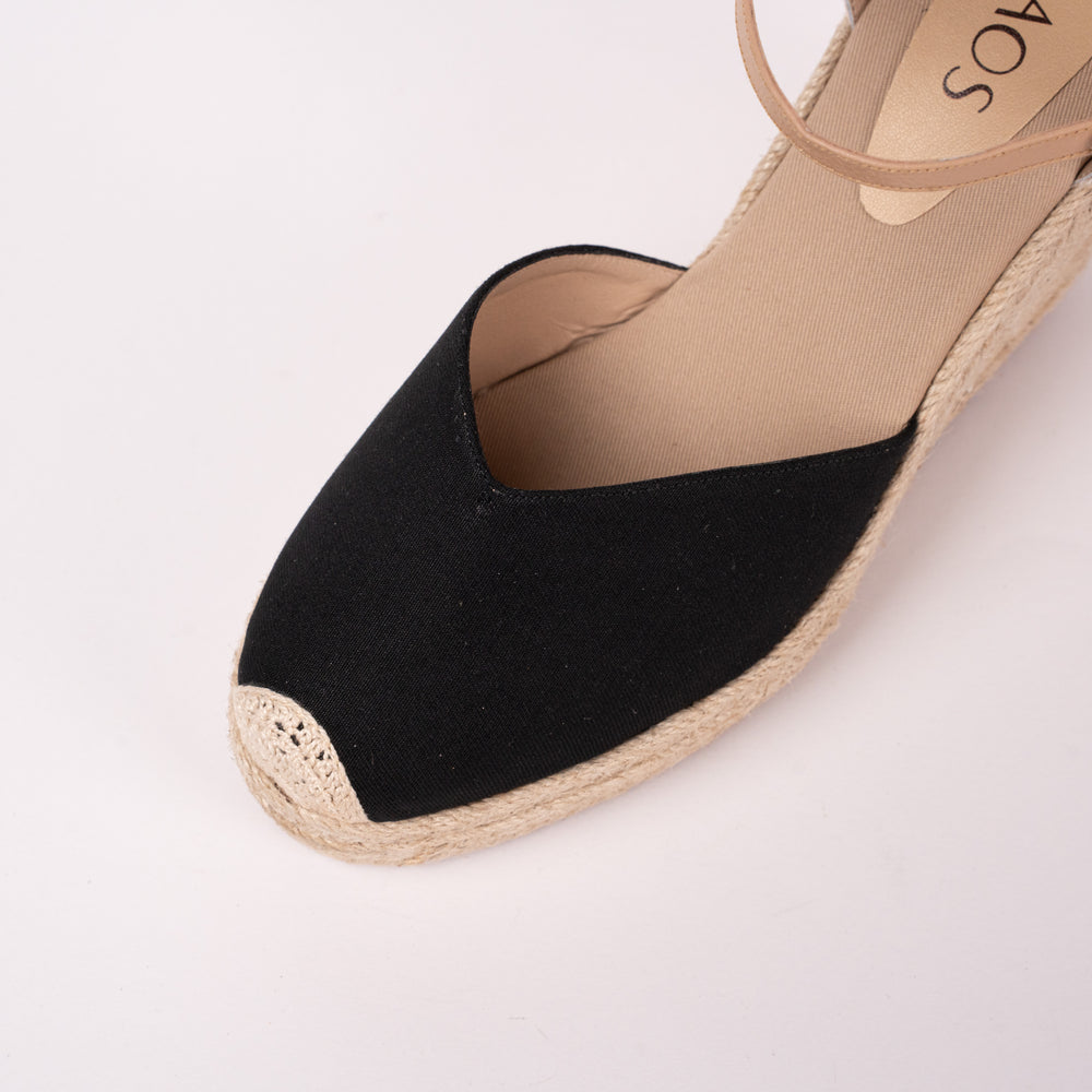 Plataforma Espadrilles Negros Negro, foto 2