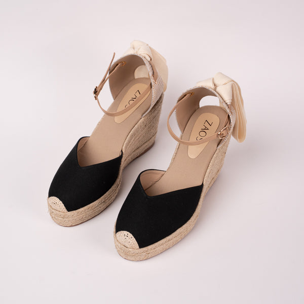 Plataforma Espadrilles Negros