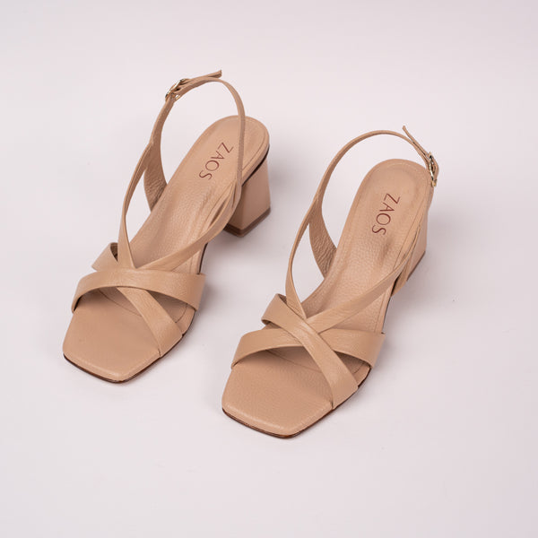 Tacones Camel Taupe