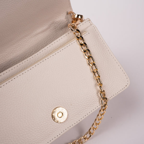 Bolso Sobre Cuero Talco Tornasol