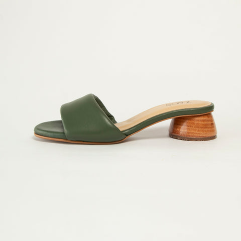 Tacones Aura Verde Oliva