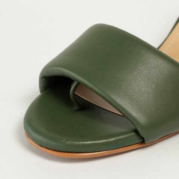 Tacones Aura Verde Oliva
