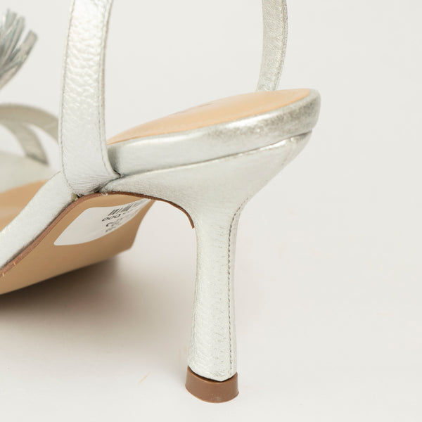 Tacones Yasmin Plata