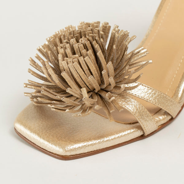 Tacones Yasmin Dorado