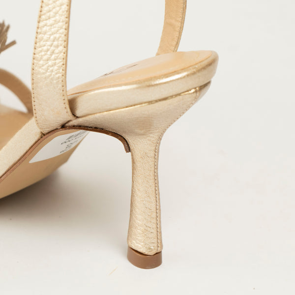 Tacones Yasmin Dorado