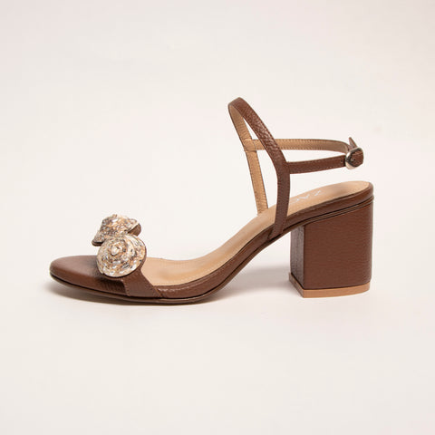 Tacones Adhara Marron