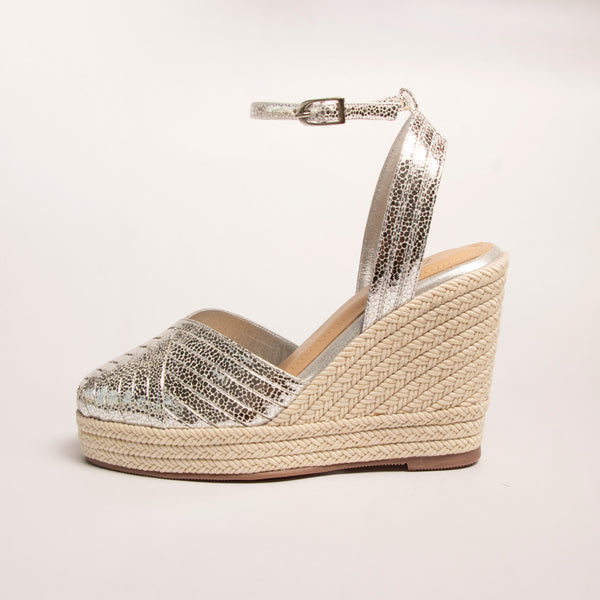 Plataforma Espadrilles Folia Plata