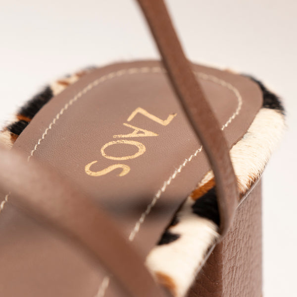 Tacones Genoveva Marron