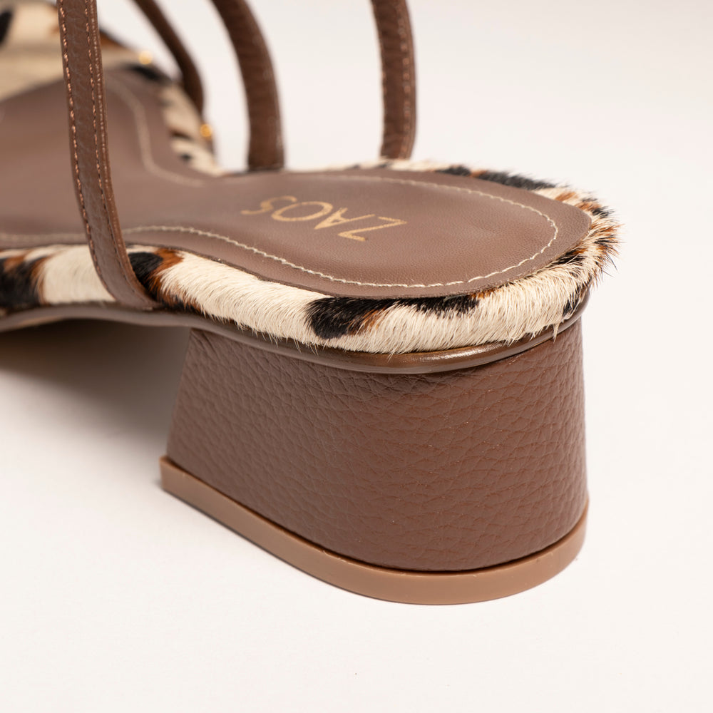 Tacones Genoveva Marron Natural, foto 5