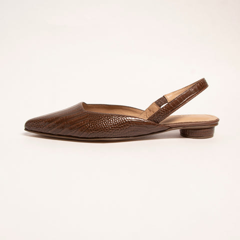 Sandalia Stilettos Amara Marron