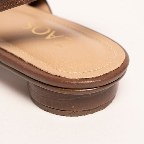 Sandalia Stilettos Amara Marron