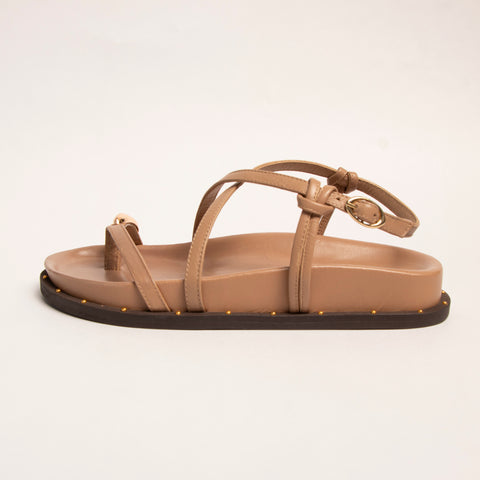 Sandalia Canoa Kin Caramelo