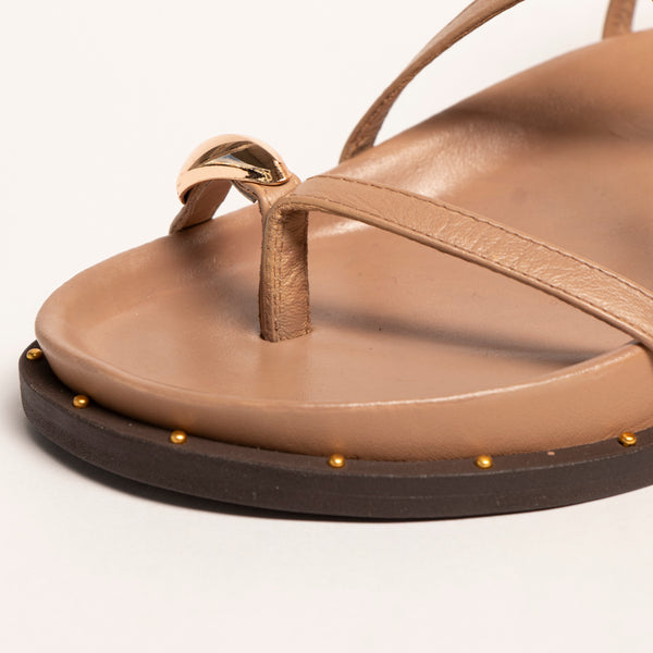 Sandalia Canoa Kin Caramelo