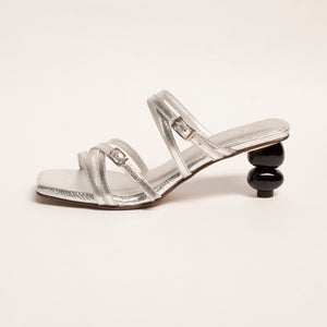 Tacones Olivia Plata