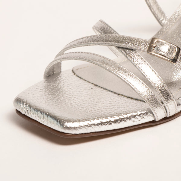 Tacones Olivia Plata