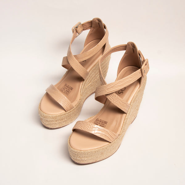 Plataforma Salma Charol Nude