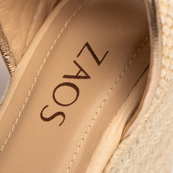 Plataforma Espadrilles Canasto Crema