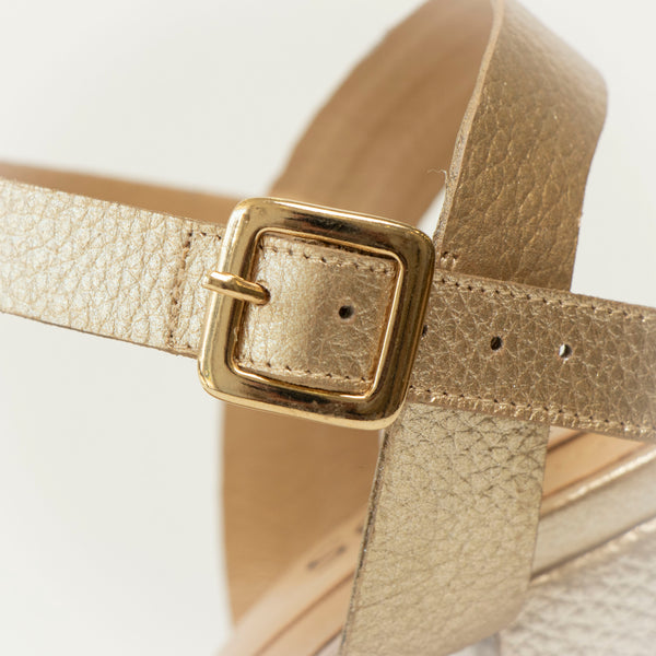 Tacones Taliana Dorado
