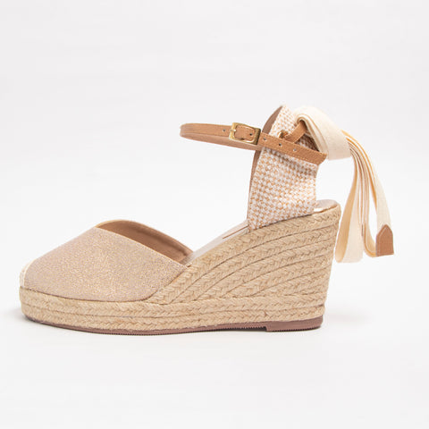 Plataforma Espadrilles Dorado