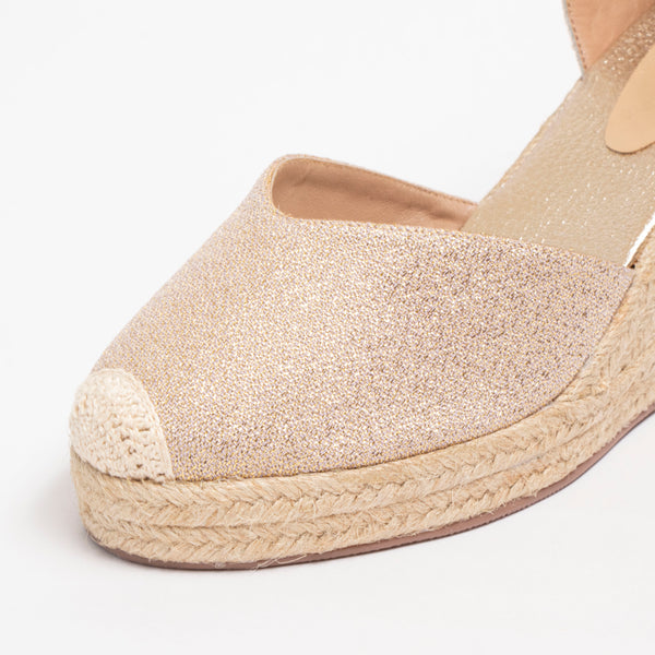 Plataforma Espadrilles Dorado