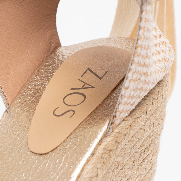 Plataforma Espadrilles Dorado