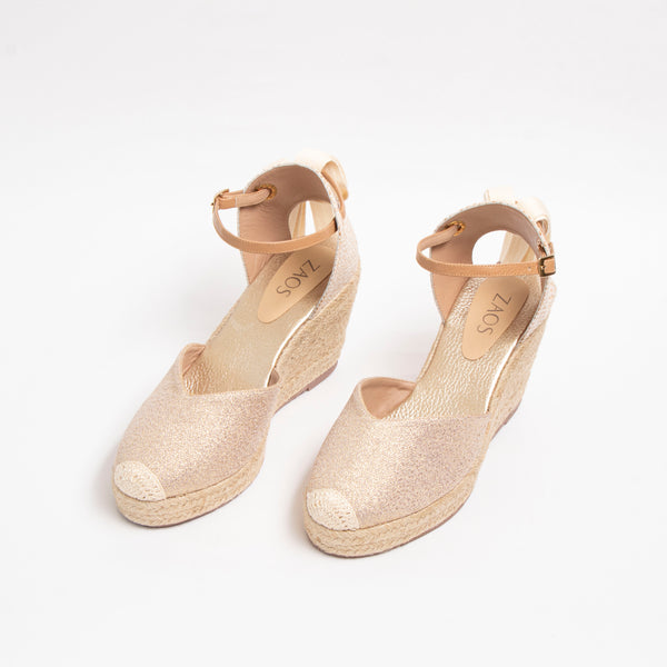 Plataforma Espadrilles Dorado