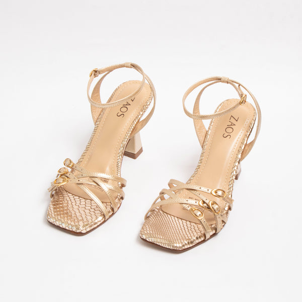 Tacones Cinthia Arizona Oro