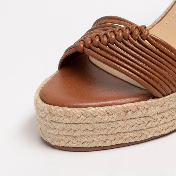Plataforma Alaia Trenzado Miel
