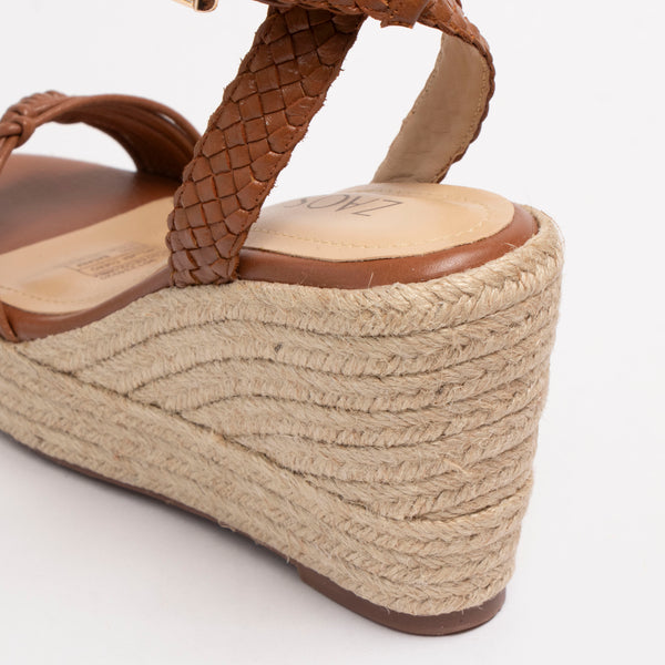Plataforma Alaia Trenzado Miel